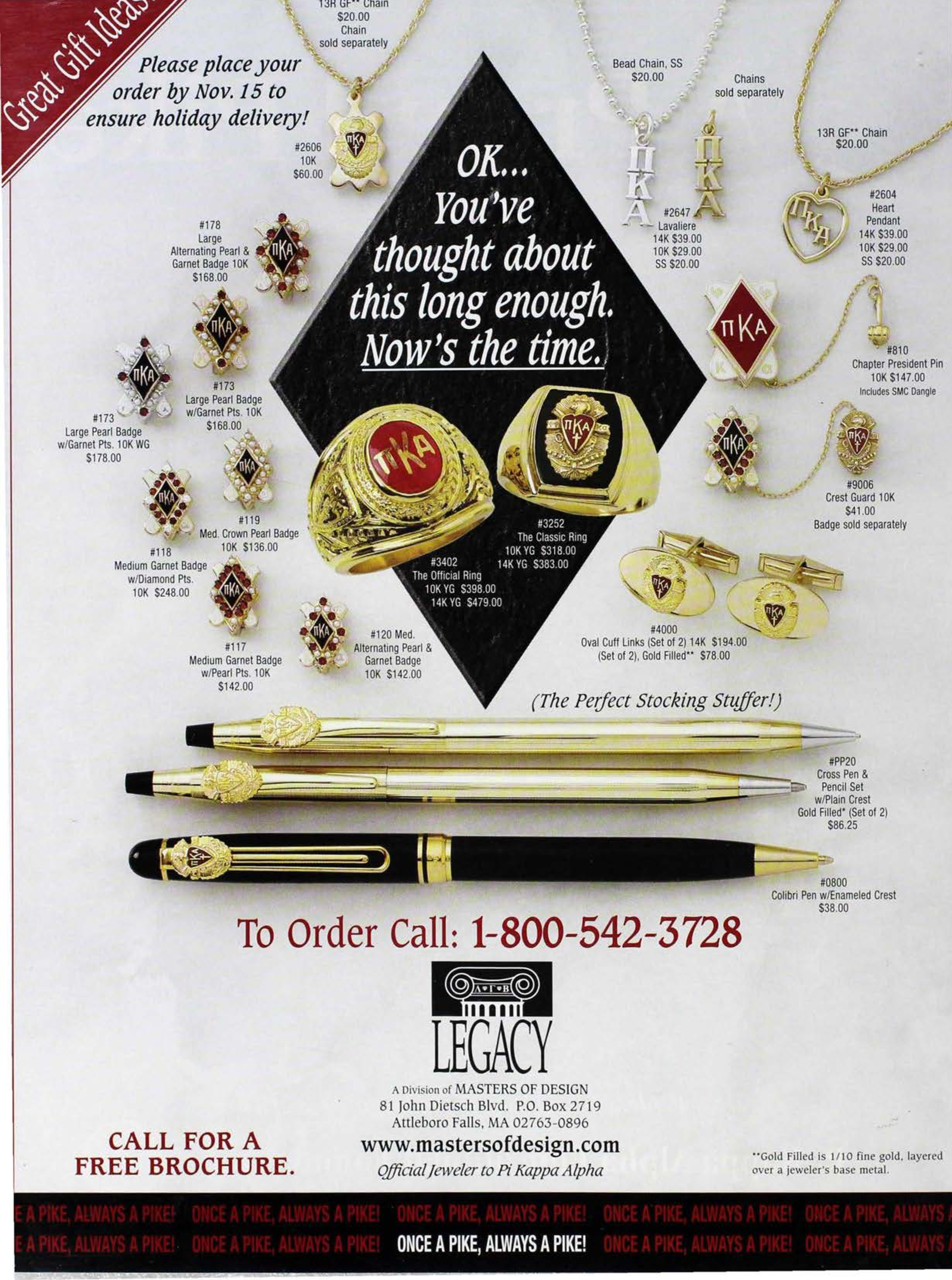 Legacy Advertisement, Winter 2001